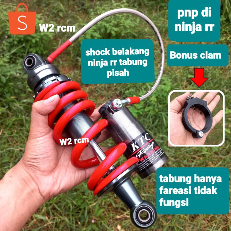 Shock belekang ninja rr monoshock belakang ninja rr tabung pisah