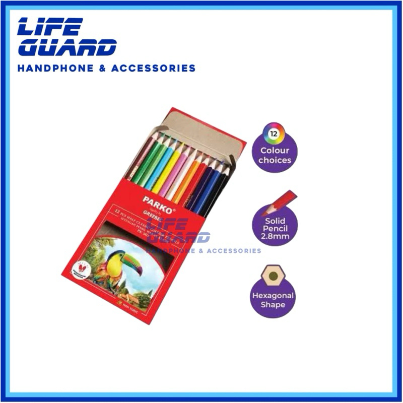 

PARKO PENSIL WARNA 12 COLOUR | CLASSIC WARNA (PK-903) PENSIL GAMBAR