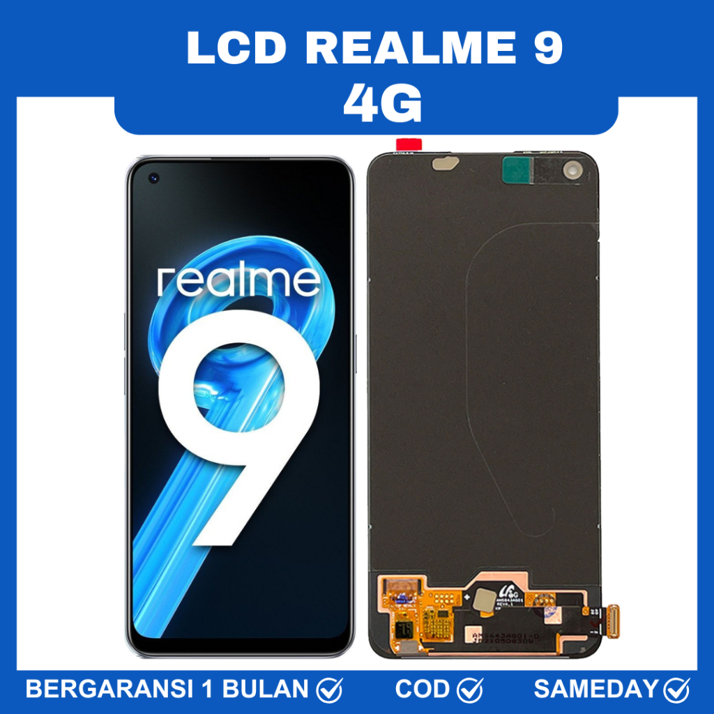 LCD REALME 9 4G / LCD TOUCHSCREEN REALME 9 ORIGINAL BERGARANSI COMPATIBLE FOR LCD REALME 10