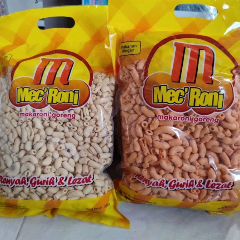 

mec'roni makaroni goreng renyah gurih nagih / snack makaroni goreng 350gr