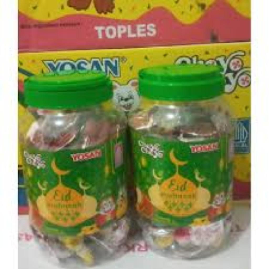 

Yosan Choyo Rainbow Coklat Cup Jadoel Jadul Kesukaan Anak Enak Murah Toples Lebaran isi 60pcs 240 gr