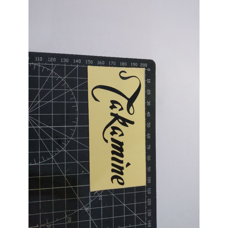 

stiker cutting takamine