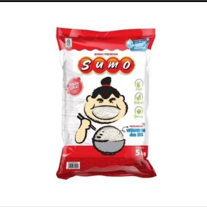 

Beras Premium Sumo Merah 5 kg / Beras Pulen / Topi Koki 5 kg / Sania 5 kg