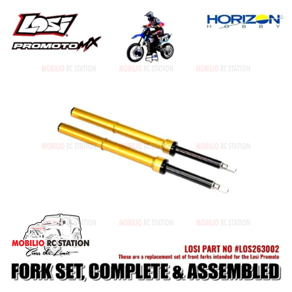 Losi Part #LOS263002 Fork Set Complete & Assembled for RC Losi Promoto MX Motorcycle