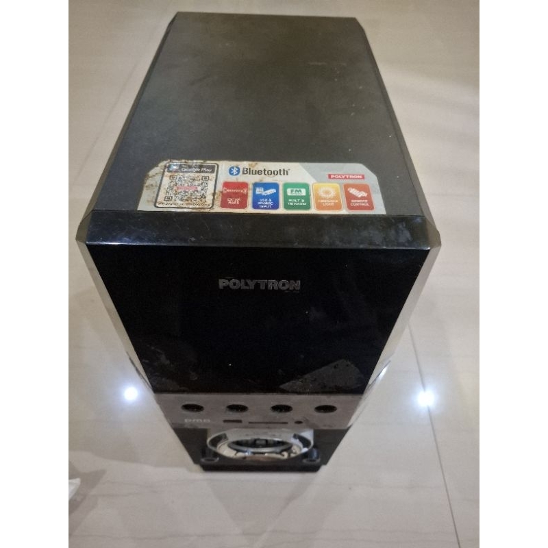 Subwofer plus box polytron PMA 9502 ORIGINAL