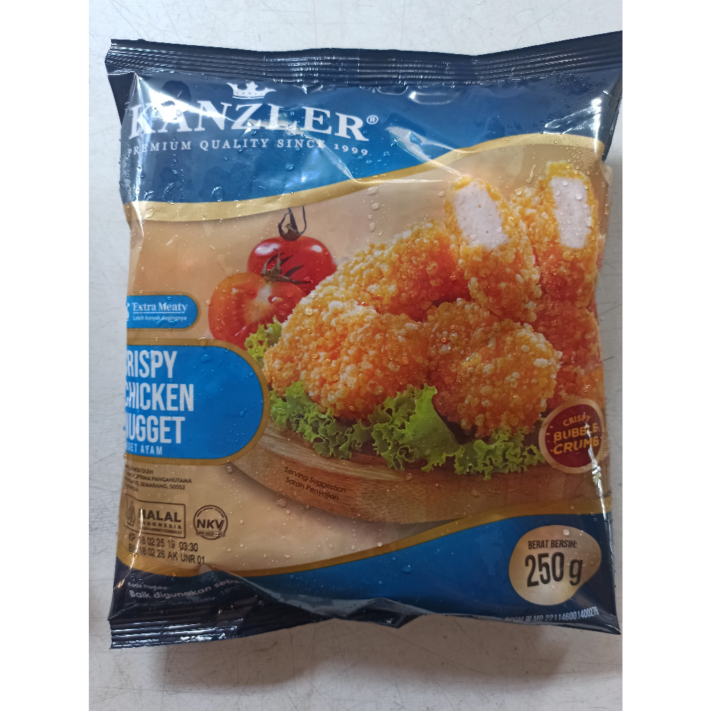 

KANZLER CRISPY CHICKEN NUGGET 250GR