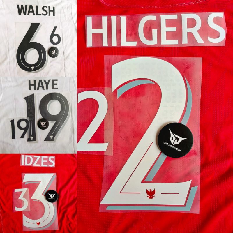 font nameset timnas Indonesia 2025