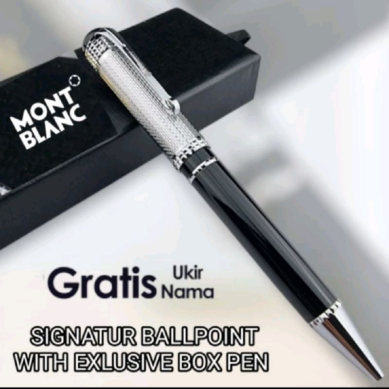 

Ballpoint Mewah Signature Pen Pulpen Montbl@nc Putar Gratis Grafir Nama Dan Box Exlusive