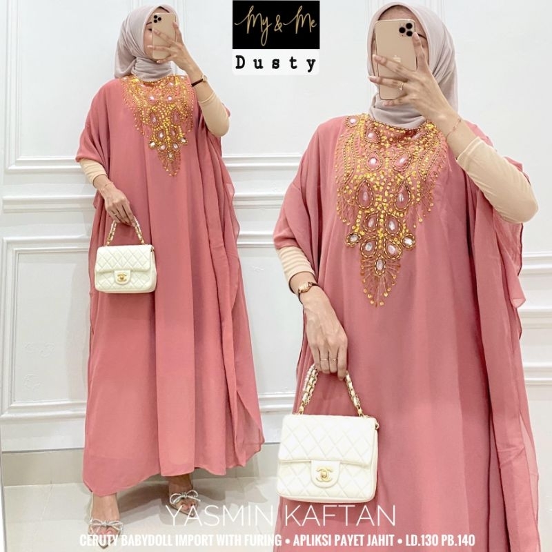 Yasmine kaftan by Selkey fashion||Dress maxy kaftan
