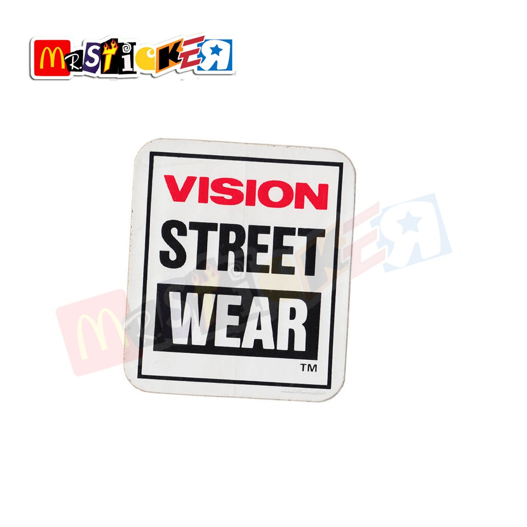 

sticker vision street wear og logo stiker retro