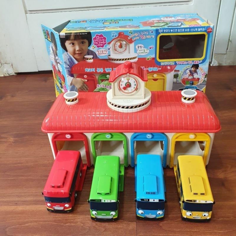 Tayo Little Bus Talking Garage Original Preloved