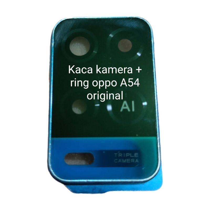 Kaca kamera oppo A54 + Ring copotan ori