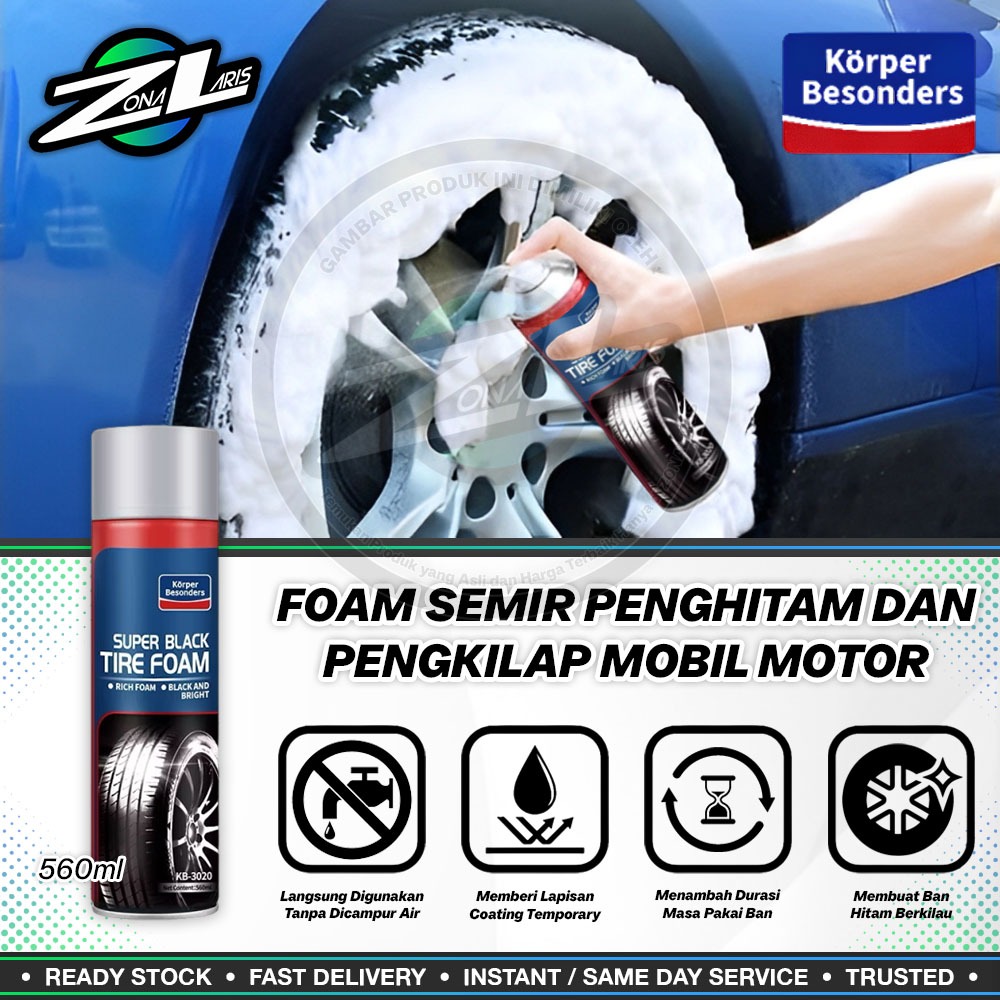 GLODWAY Foam Cleaner Multifungsi Pembersih, Semir Ban / Pengkilap Body kasar Dan Ban Mobil Motor