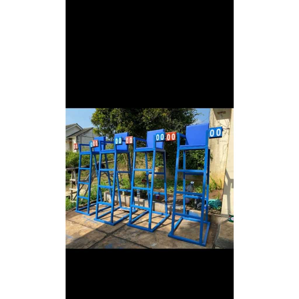 kursi wasit badminton volly praktis