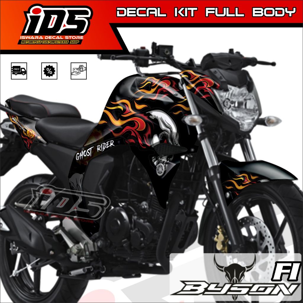 Decal Byson Fi Stiker Decal Byson New Full Body Stiker Byson Fi New Ghost Rider