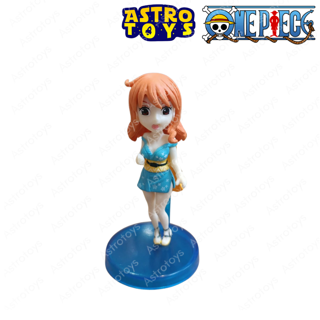 Action Figur Anime One Piece Nami Mini Figure / Mainan Action Figure Anime Lucu untuk Pajangan