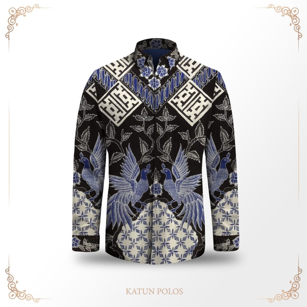 Kemeja batik tulis asli pekalongan original Kemeja batik cowok Kemeja batik jumbo xxxl pria Kemeja b
