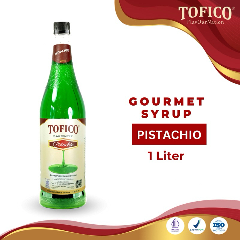 

NEW PRODUCT Syrup Pistachio Tofico / Sirup Rasa Pistachio Premium 1 Liter / Tofico Syrup Official