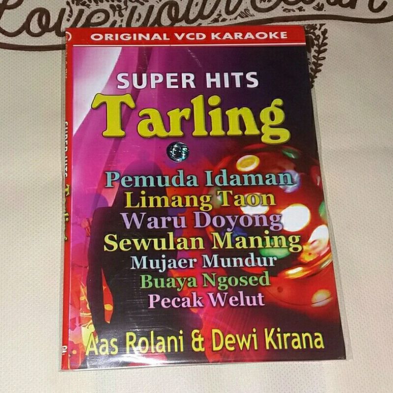 VCD Karaoke Super Hits Tarling - Dewi Kirana Aas Rolani Novy Amanda V CD ORIGINAL