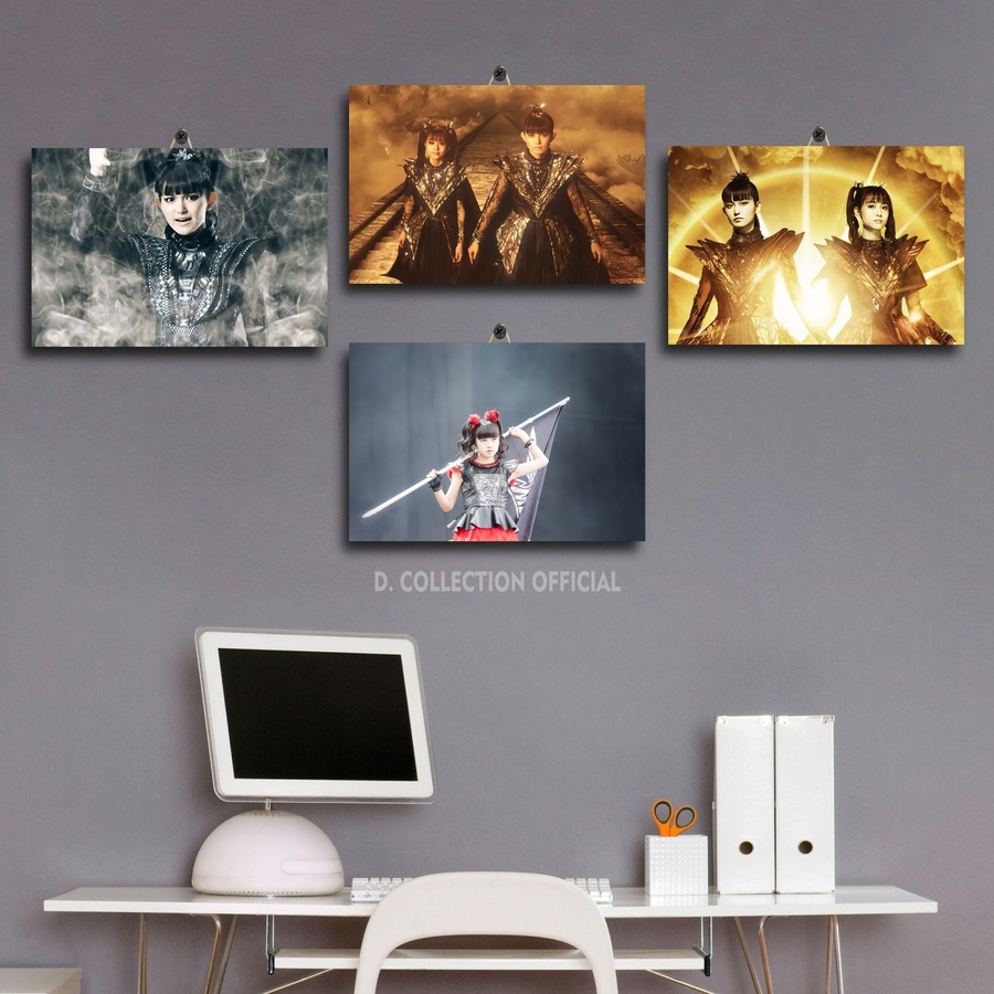 Poster Dinding Band Member Babymetal | D. Collection Official| Poster Babymetal Band |NAK/ITPUN