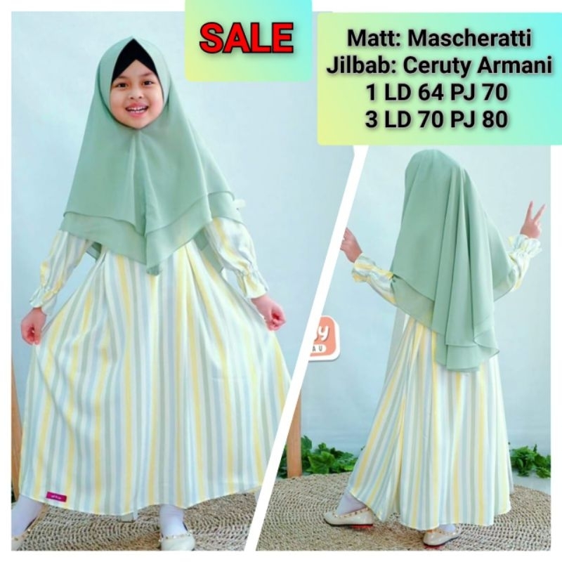 Gamis Arsy Ori A2Kids/ Gamis anak / couple keluarga
