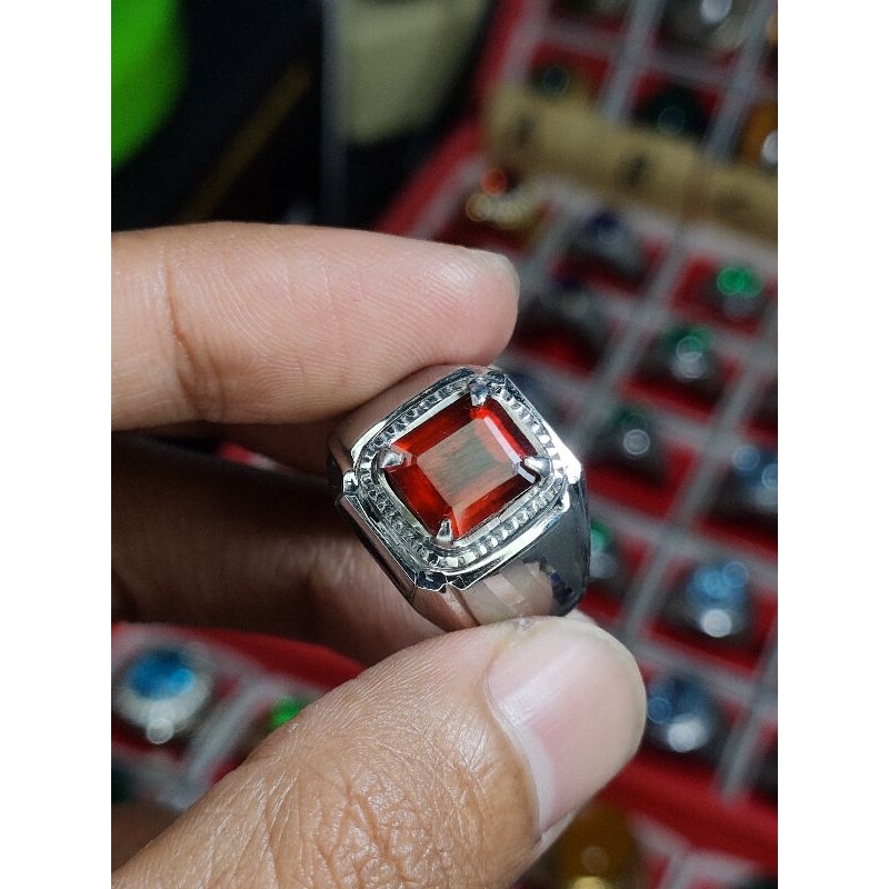 BATU PERMATA RED GARNET SUPER AJIB
