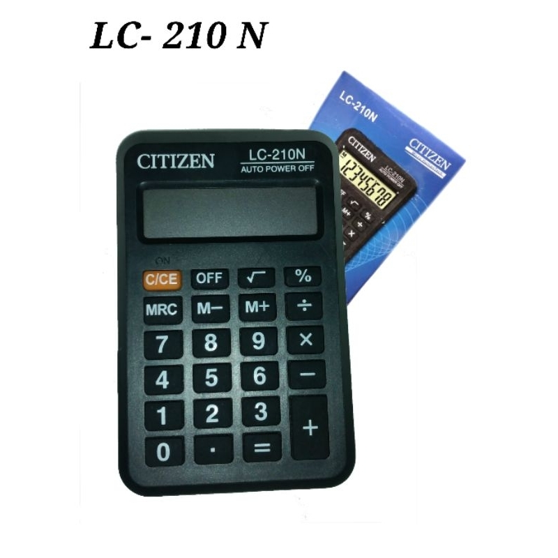 

Kalkulator Mini Kalkulator CITIZEN Kecil Minimalis LC 210N Kalkulator Saku Mini Ringan