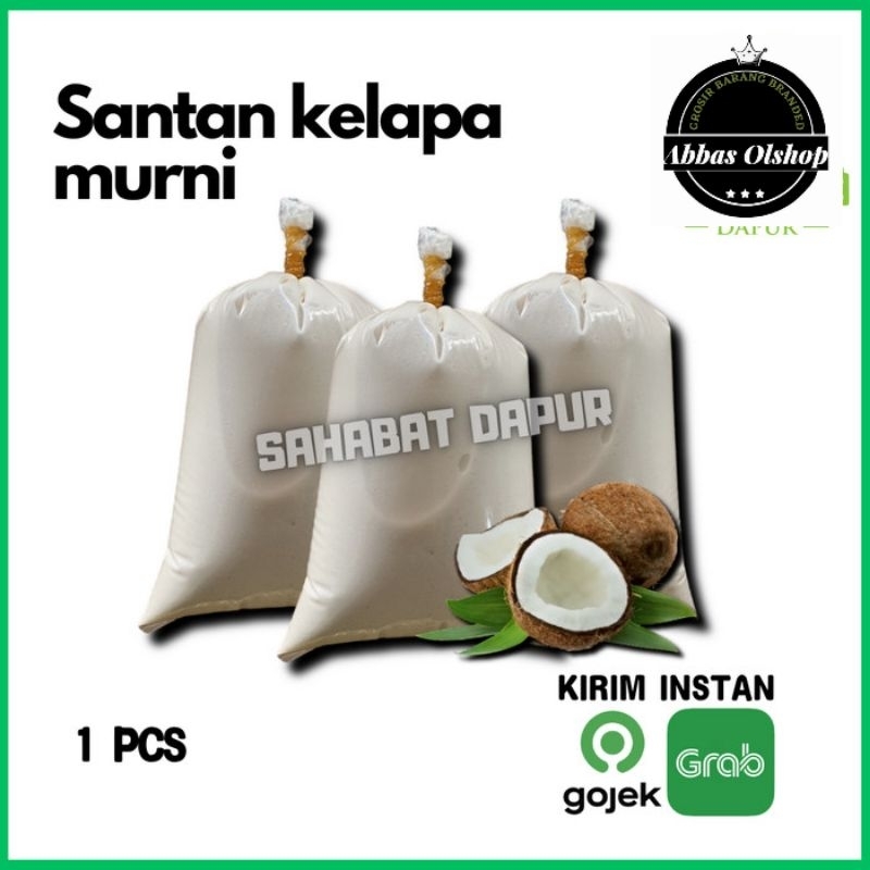 

Santan kelapa segar 1 buah