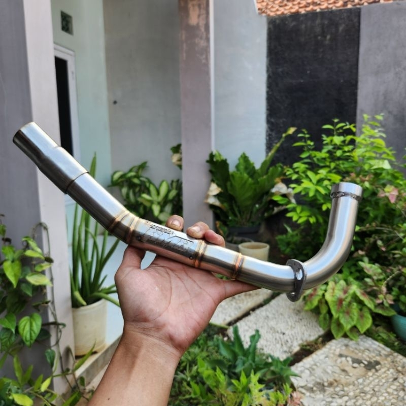 Leheran knalpot standart racing mio sporty smile fino karbu soul