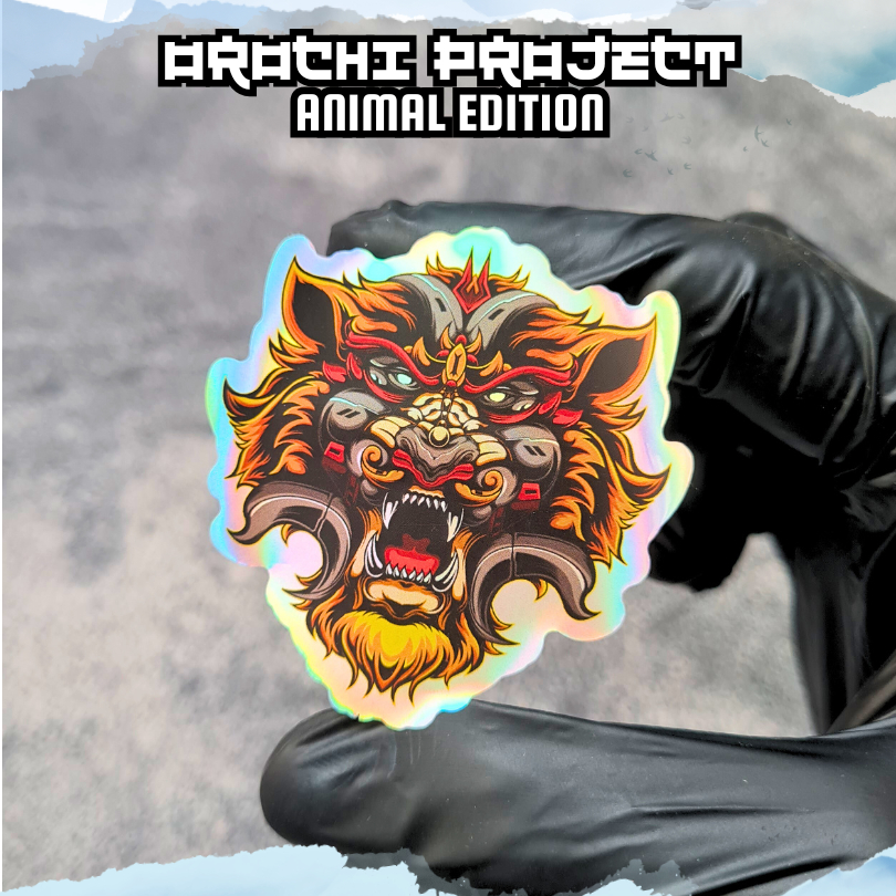 

Sticker Stiker WOLF TIGER HEAD RAWR Special Edition DTF UV Vinyl Anti Air HP Laptop Tumbler Motor Helm