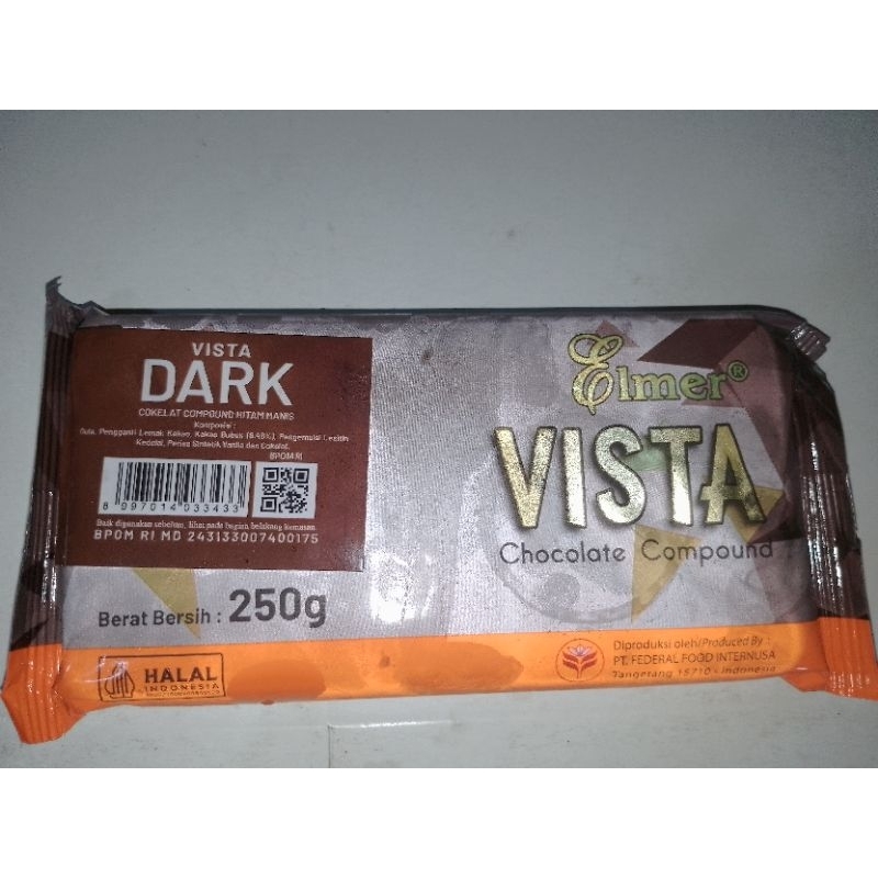 

Coklat Batang ELMER/Dark chocolate/250 gram