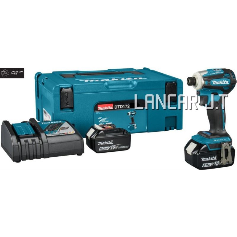 MAKITA Mesin Cordless Impact Driver Obeng Baterai DTD 149 SFX1 GANTI DTD 172 Z + BATERAI CHARGER + B