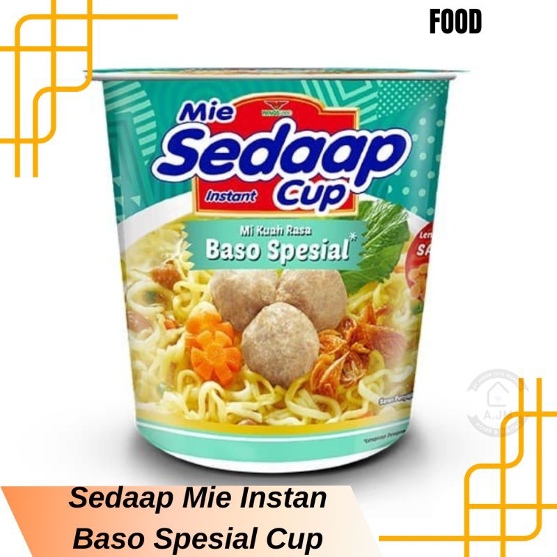 

Sedaap Mie Baso Spesial Mie Soto Cup