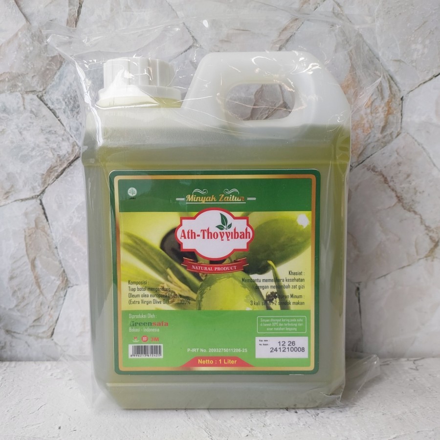 

Minyak Zaitun Extra Virgin Ath Thoyyibah 1 Liter