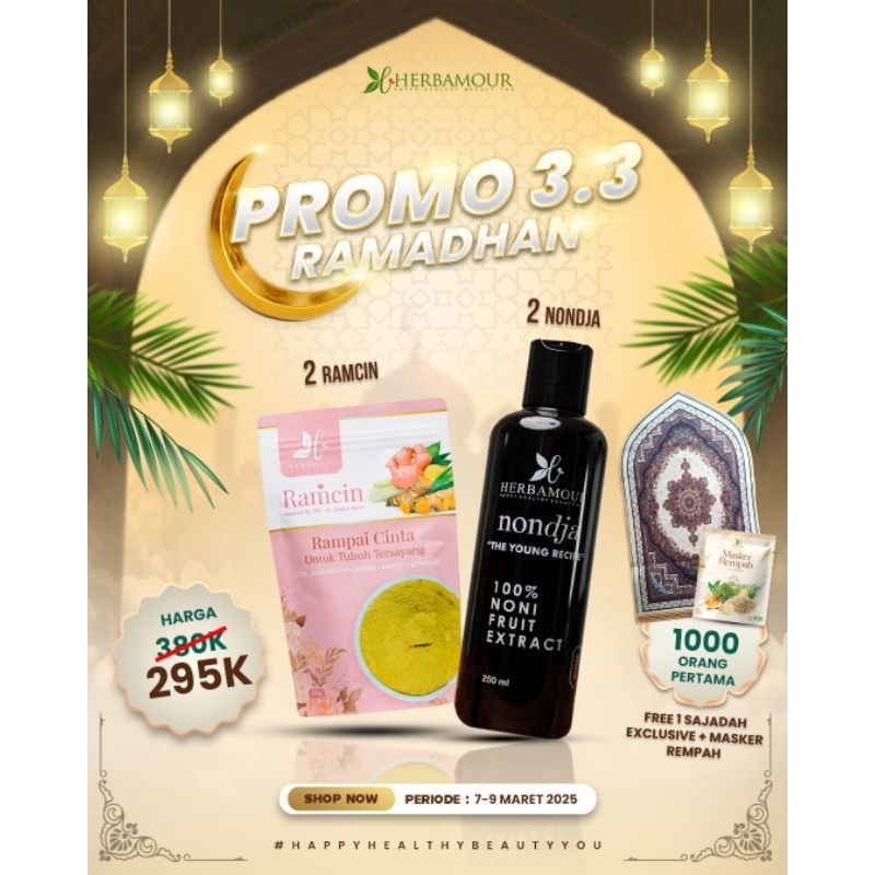 

2 RAMCIN DAN 2 NONDJA FREE MASKER REMPAH