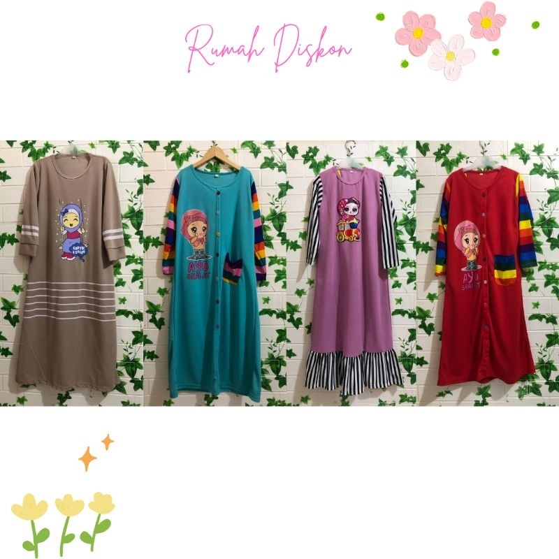 Gamis Anak 100rb isi 3 dan 4