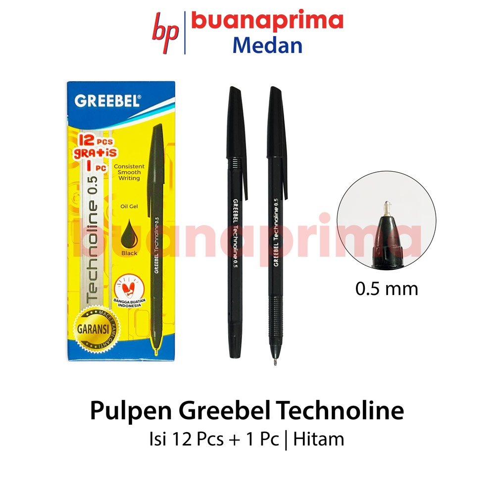 

Pulpen GREEBEL TECHNOLINE 0.5 mm Per Pack Pen