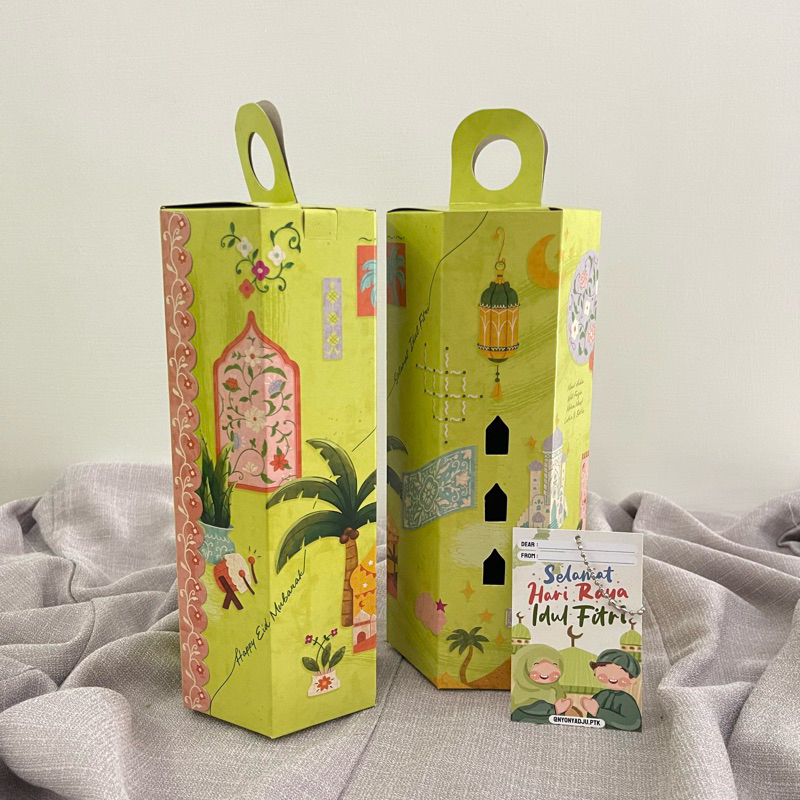 

Box hampers isi 3 tabung Mini / Box lebaran /Box idul fitri /Kotak Hampers Lebaran / Kotak Hampers Idul Fitri