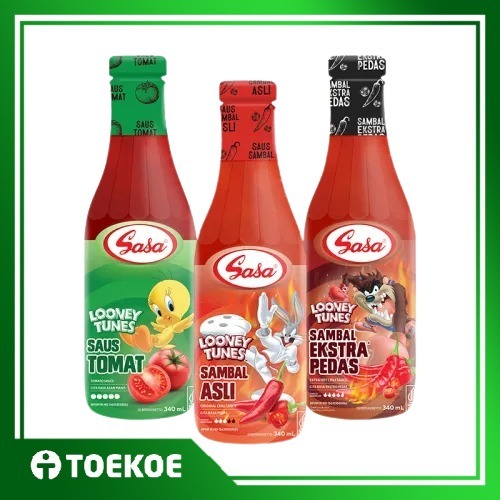 

TOEKOE Sasa Saus Tomat Saus Sambal Ekstra Pedas Botol Plastik 135ml