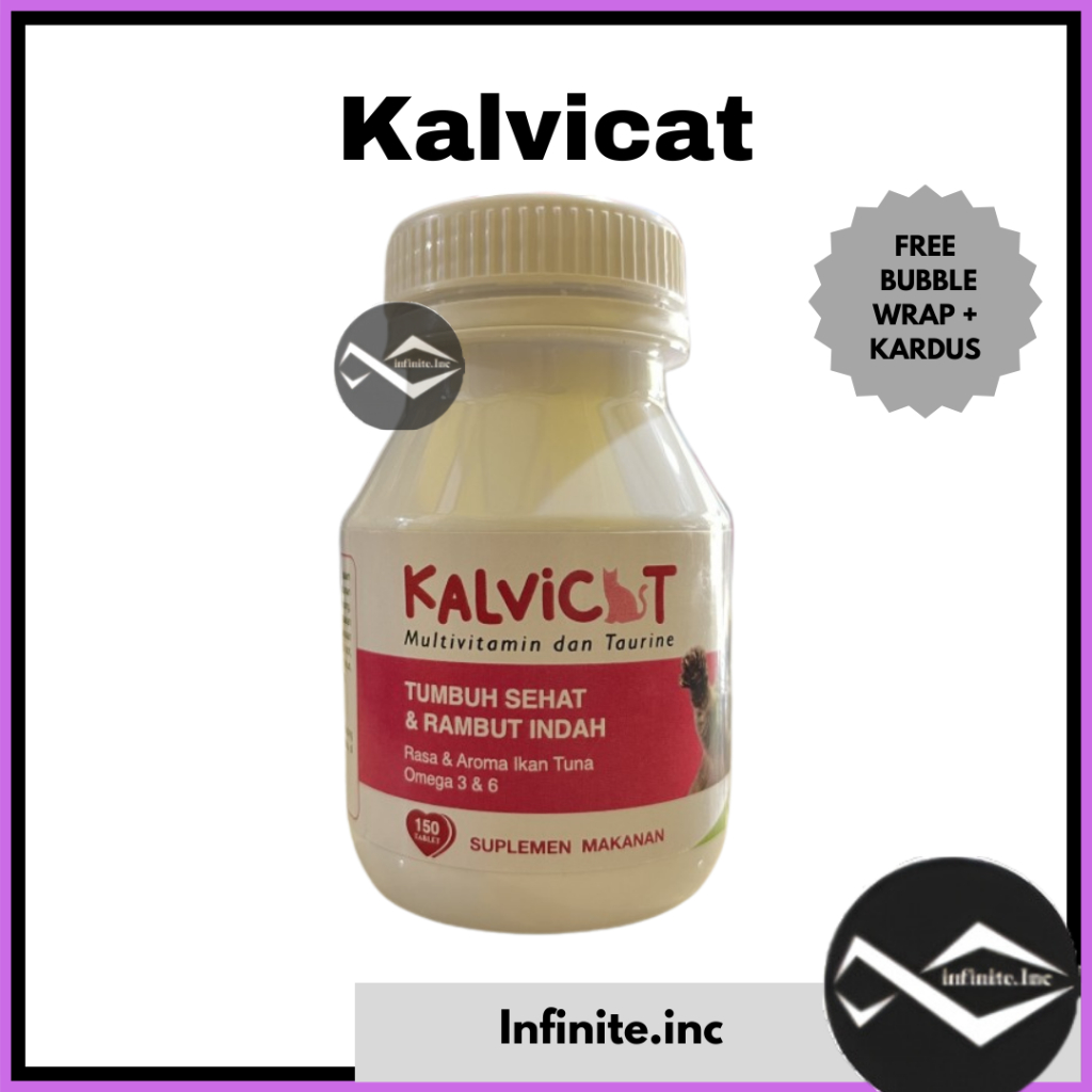 Kalvicat 1 Tablet - Multivitamin Dan Taurine Kucing