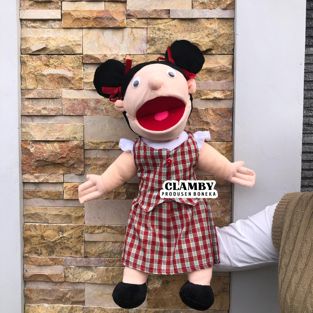 Boneka Muppet Karakter Siswi Cewe