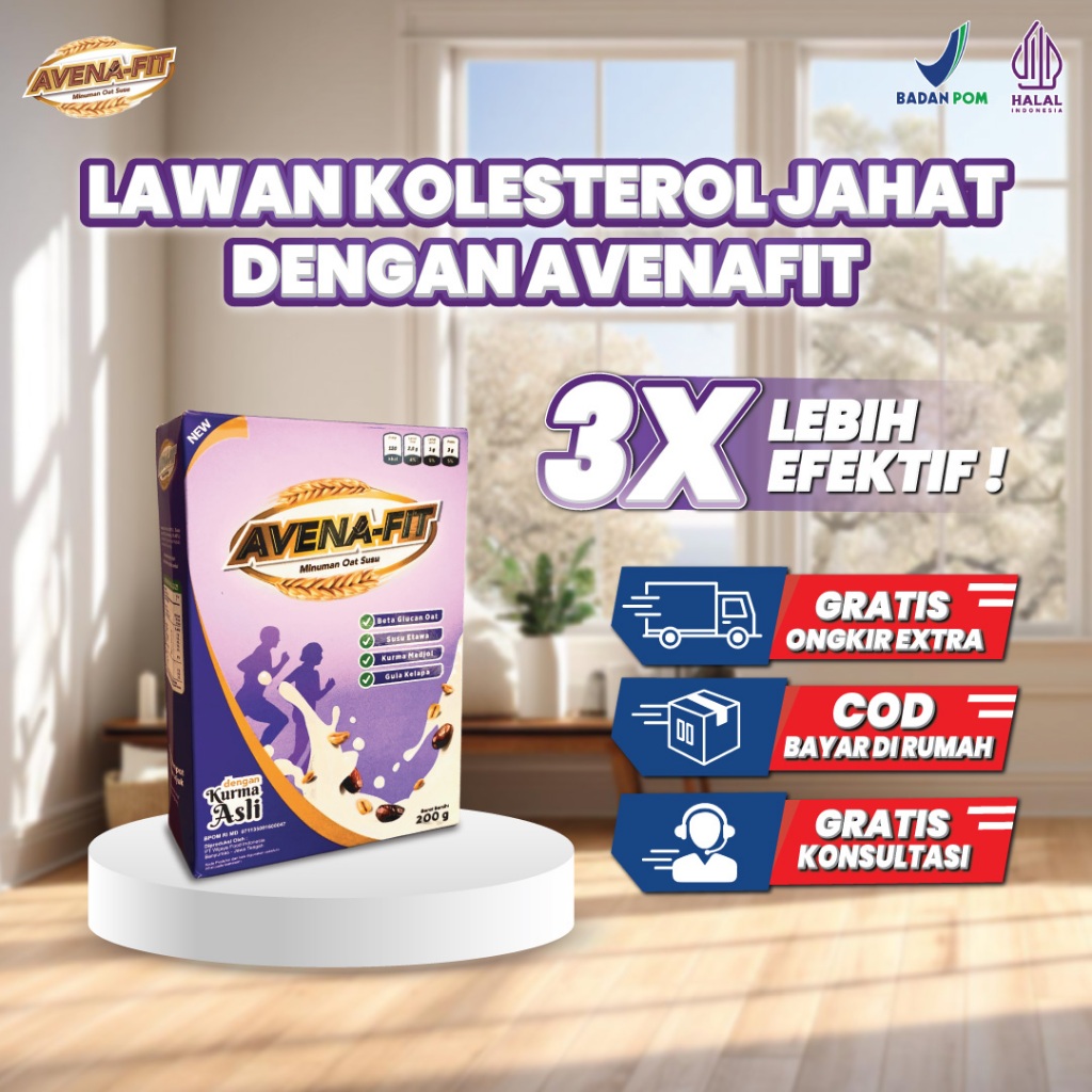 

Avena Fit - Sereal Sehat Bantu Turunkan Kolesterol Yang Tinggi Scara Alami