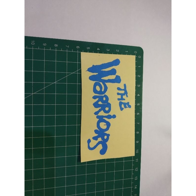 

stiker cutting the warriors