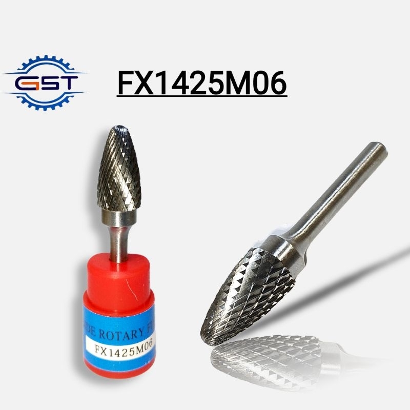 Mata bor tuner 6×14 Bor Cuner borcun porting 14mm gagang 6mm Carbide Rotary File 2 arah