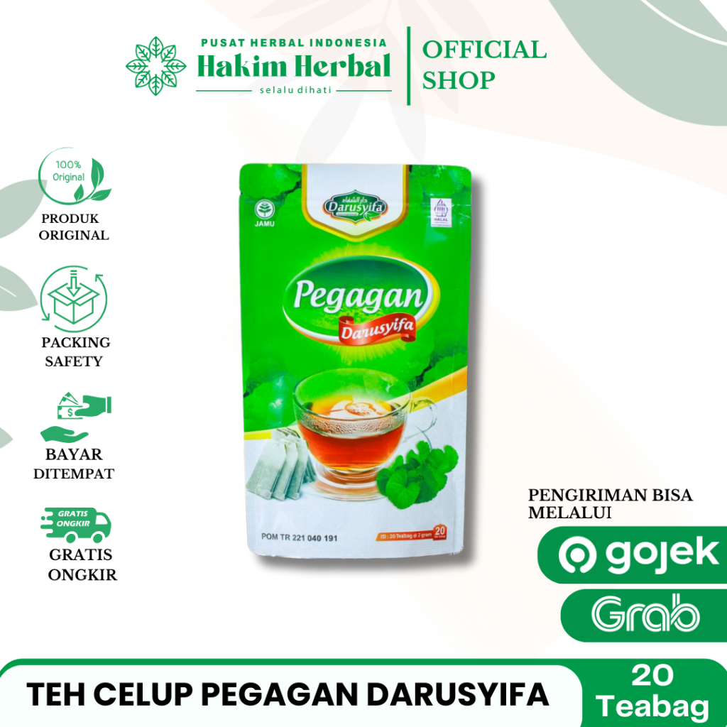 

Teh Pegagan Darusyifa | Teh Kecerdesaan Otak | Teh Celup Pegagan
