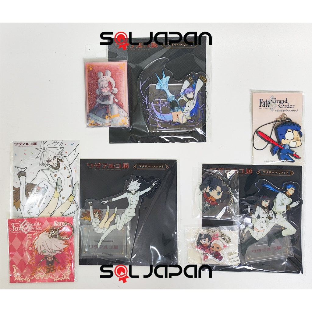 Fate Extra CCC Grand Order FGO Wada Arco Wadarco Exhibition Acrylic Stand Rin Cu Chulainn Meltryllis