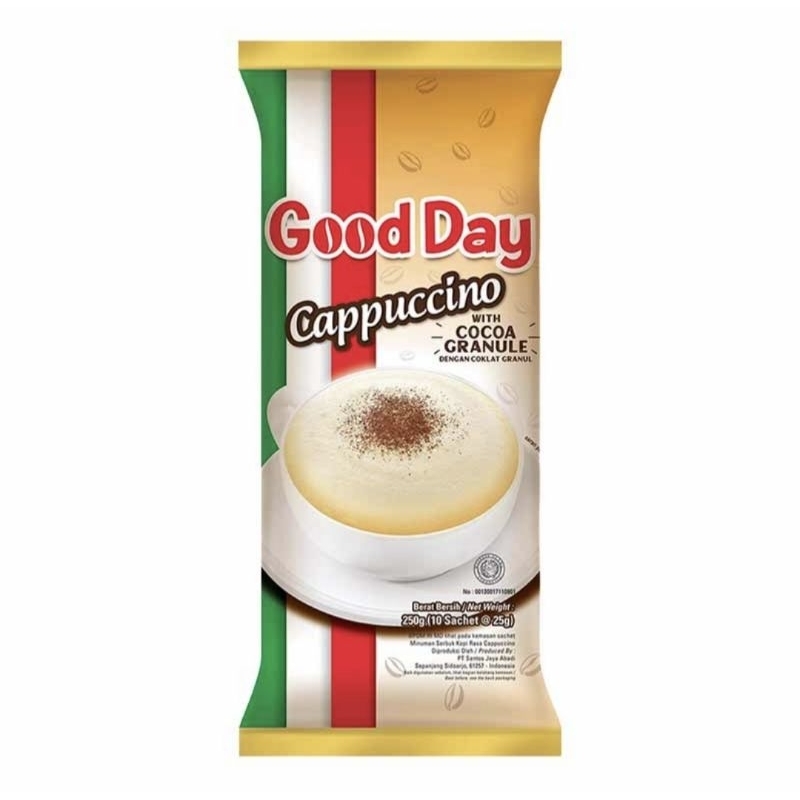 

Good Day Kopi Instan Cappuccino 10 x 25 g