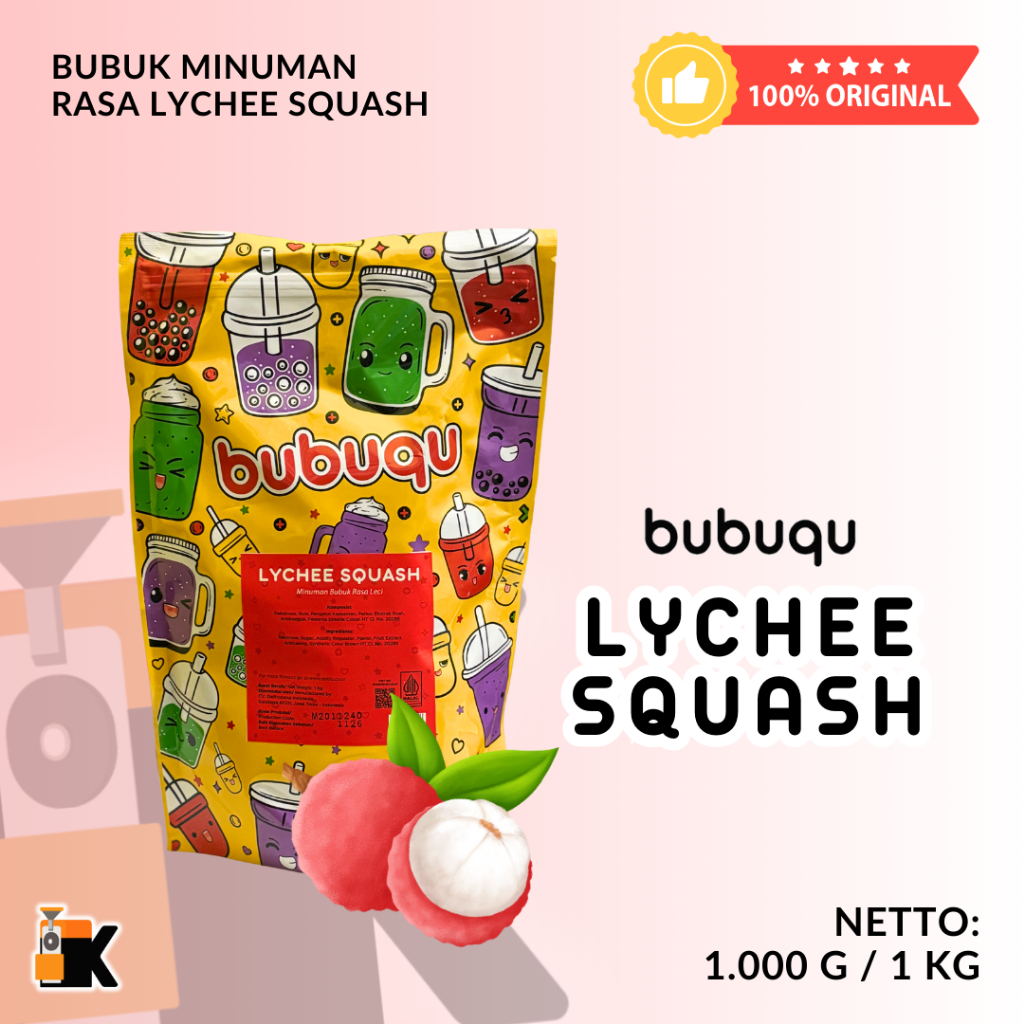 

1 Pack Bubuqu Powder Lychee Squash