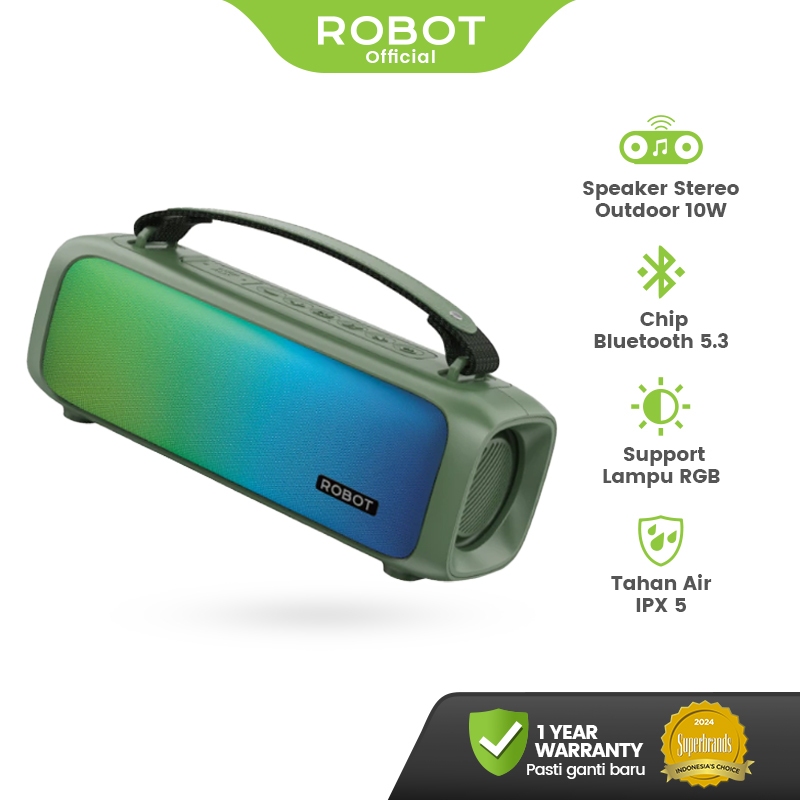 Robot Speaker Bluetooth Bass Outdoor RGB Waterproof IPX5 Bluetooth 5.3 1500mAh Speaker TWS RB570 Ori