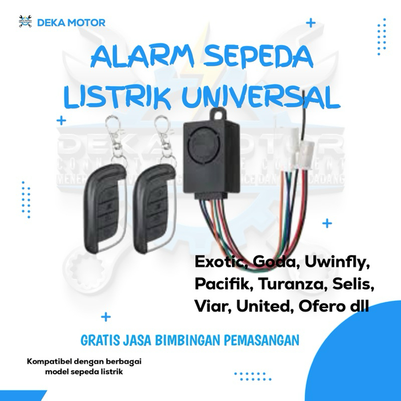 Alarm Sepeda Listrik Universal